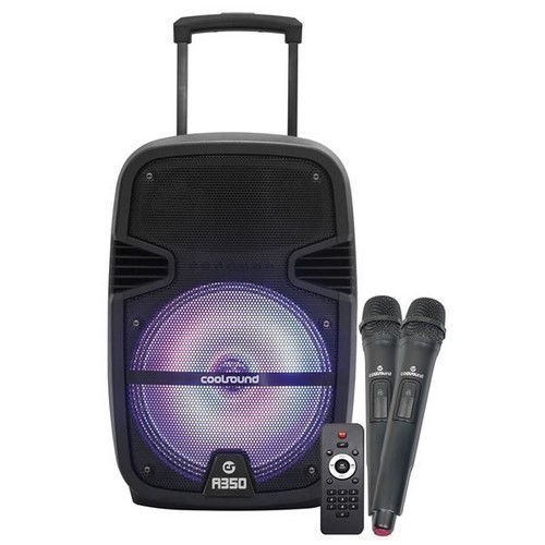 ALTAVOZ COOLSOUND CS0142 350W + 2 MICROFONOS